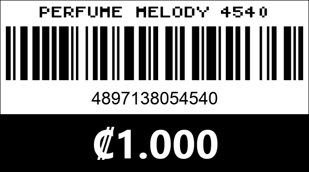 Código de barras de PERFUME MELODY 4540
