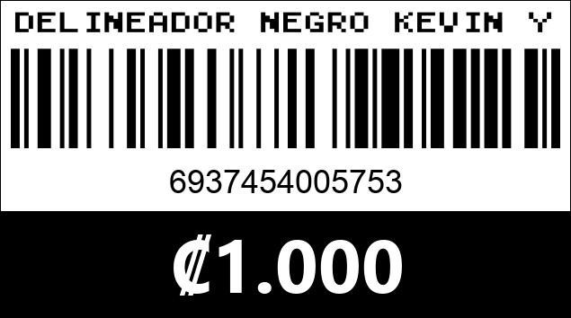 Código de barras de DELINEADOR NEGRO KEVIN Y COCO KC173
