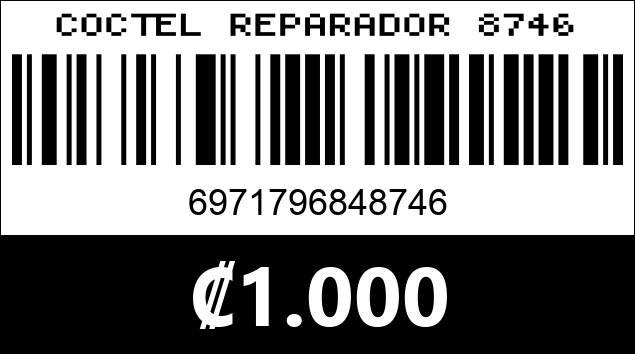 Código de barras de COCTEL REPARADOR 8746