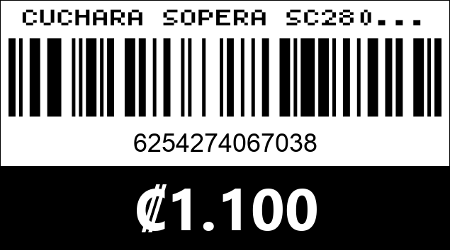 Código de barras de CUCHARA SOPERA SC280...