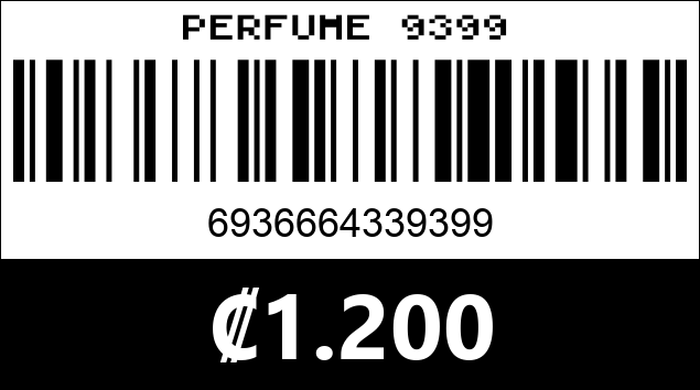 Código de barras de PERFUME 9399