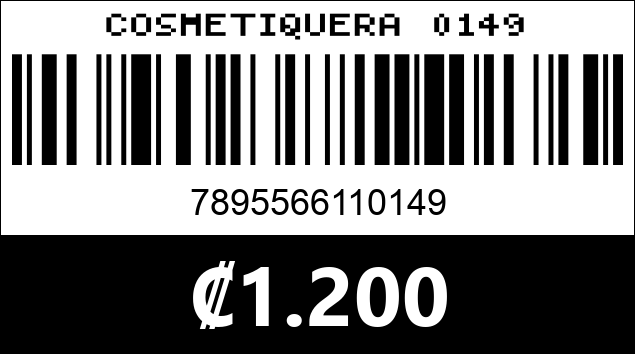 Código de barras de COSMETIQUERA 0149