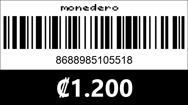 Código de barras de monedero 