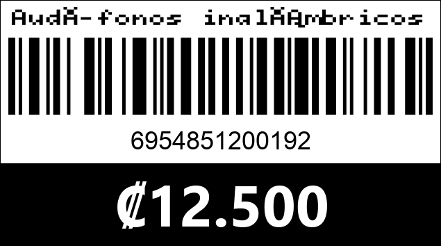 Código de barras de Audífonos inalámbricos Remax TWS-5 Negros.