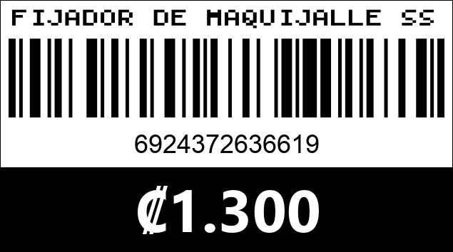 Código de barras de FIJADOR DE MAQUIJALLE SSP007
