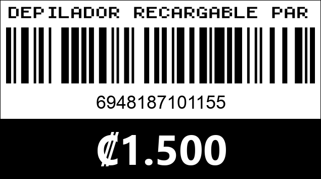 Código de barras de DEPILADOR RECARGABLE PARA NARIZ SAEDAY SD-115