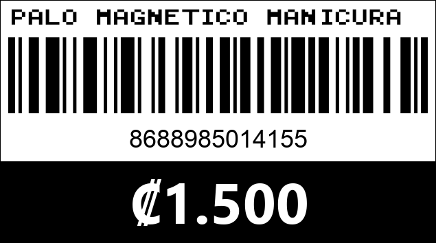 Código de barras de PALO MAGNETICO MANICURA 501415