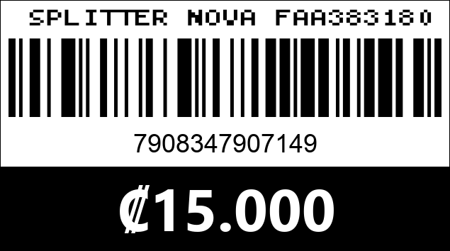 Código de barras de  SPLITTER NOVA FAA38318001C DE 8 PUERTOS HDMI