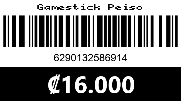 Código de barras de Gamestick Peiso