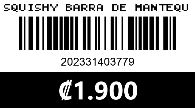 Código de barras de SQUISHY BARRA DE MANTEQUILLA 