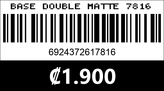 Código de barras de BASE DOUBLE MATTE 7816