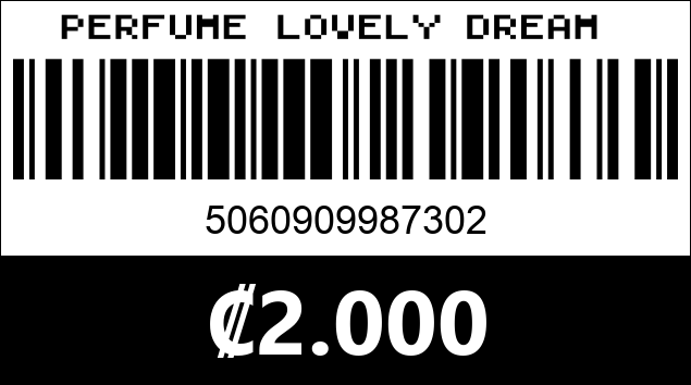 Código de barras de PERFUME LOVELY DREAM 