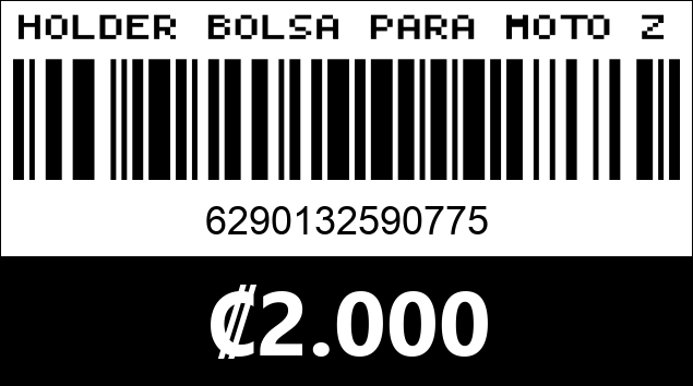 Código de barras de HOLDER BOLSA PARA MOTO ZX-457