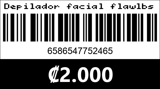 Código de barras de Depilador facial flawlbss