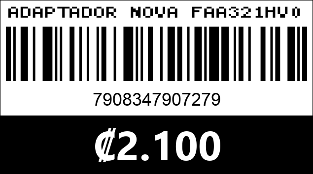 Código de barras de ADAPTADOR NOVA FAA321HV001C HDMI A VGA 0.15M NEGRO