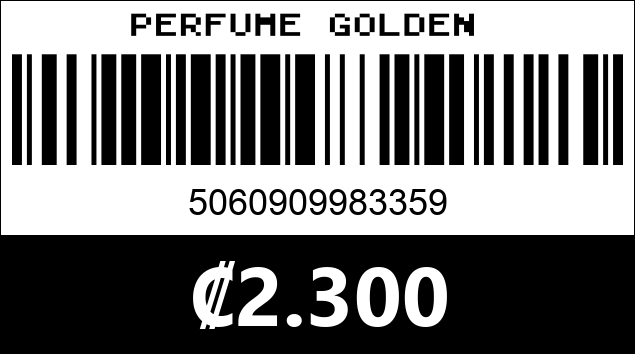 Código de barras de PERFUME GOLDEN 