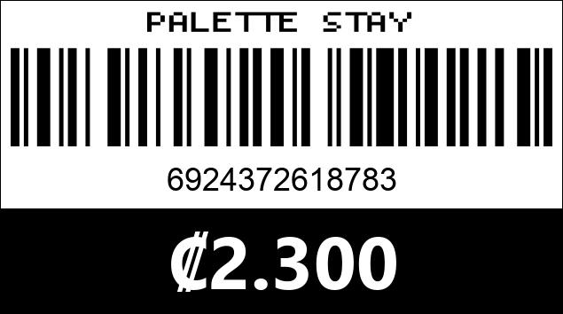 Código de barras de PALETTE STAY