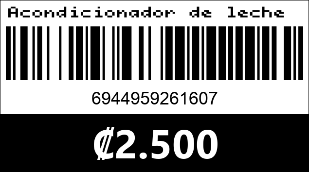 Código de barras de Acondicionador de leche MISS KAREENA 520ML