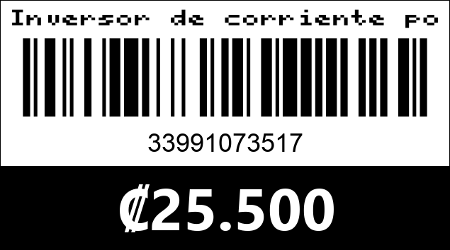 Código de barras de Inversor de corriente portátil Scosche 200W con 4 puertos USB 