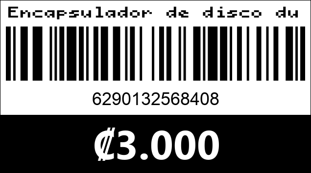 Código de barras de Encapsulador de disco duro 2.5 sata, USB 2.0