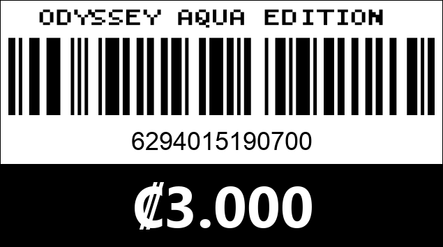 Código de barras de ODYSSEY AQUA EDITION 