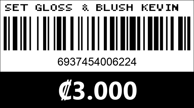 Código de barras de SET GLOSS & BLUSH KEVIN & COCO KC1770