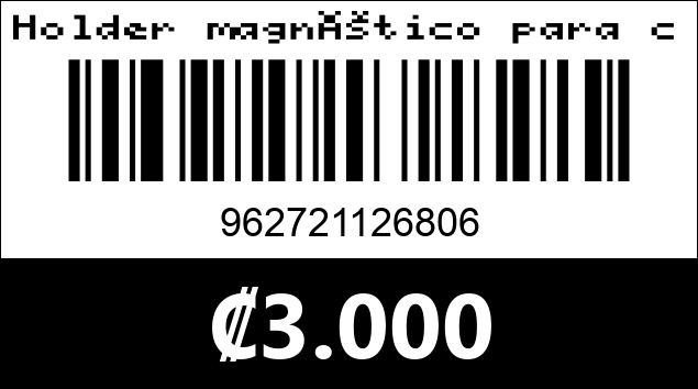 Código de barras de Holder magnético para celular. T213
