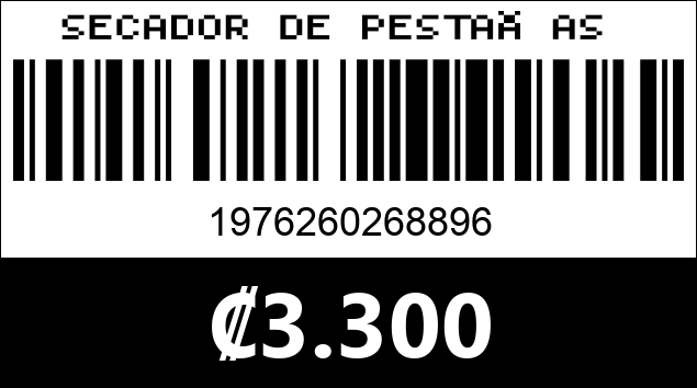 Código de barras de SECADOR DE PESTAÑAS 