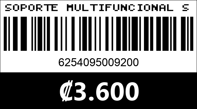 Código de barras de SOPORTE MULTIFUNCIONAL SY-XC50013...