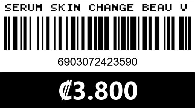 Código de barras de SERUM SKIN CHANGE BEAU VISAGE 