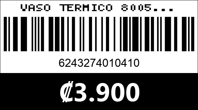 Código de barras de VASO TERMICO 8005...