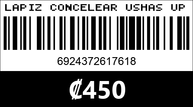 Código de barras de LAPIZ CONCELEAR USHAS UP011B