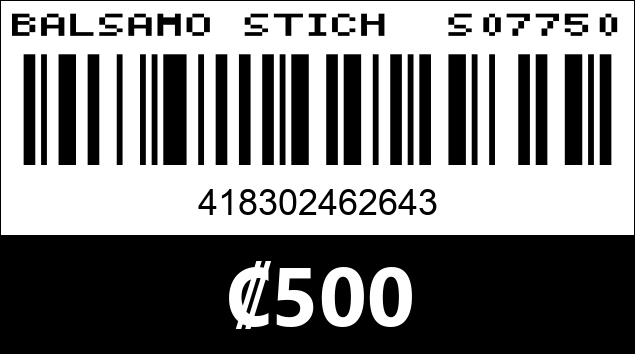 Código de barras de BALSAMO STICH  S07750