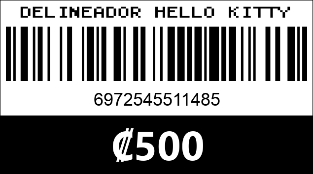 Código de barras de DELINEADOR HELLO KITTY