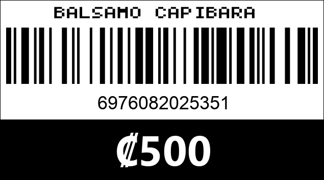 Código de barras de BALSAMO CAPIBARA 