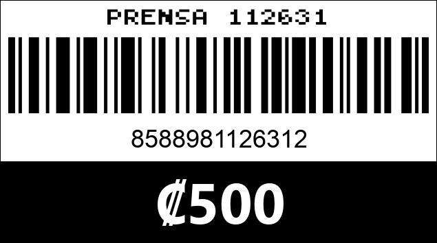 Código de barras de PRENSA 112631