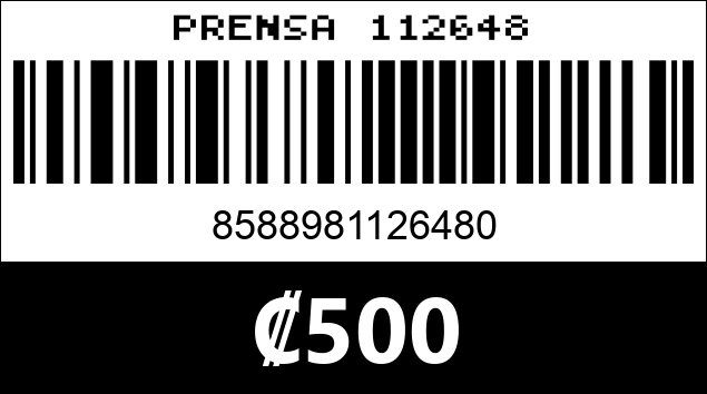 Código de barras de PRENSA 112648