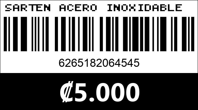 Código de barras de SARTEN ACERO INOXIDABLE XW-54 24CM...