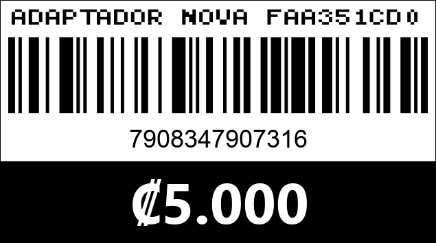 Código de barras de ADAPTADOR NOVA FAA351CD001C USB-C A DISPLAY PORT