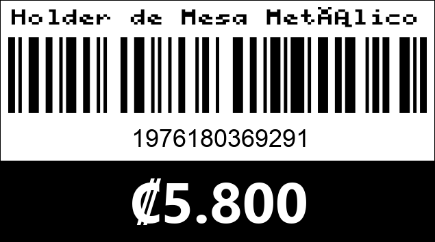 Código de barras de Holder de Mesa Metálico Grande NP-T1 NEEPHO TABLET