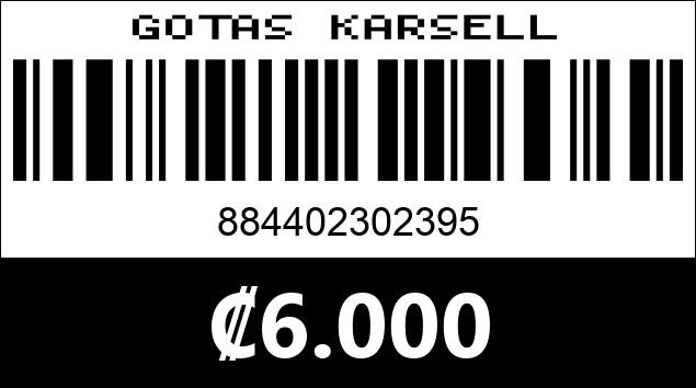 Código de barras de GOTAS KARSELL
