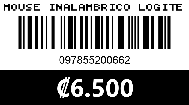 Código de barras de MOUSE INALAMBRICO LOGITECH M196