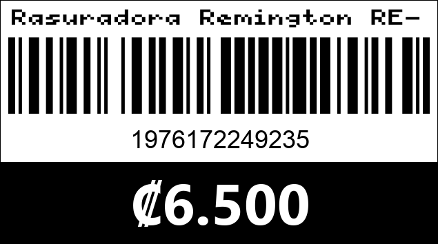 Código de barras de Rasuradora Remington RE-2217