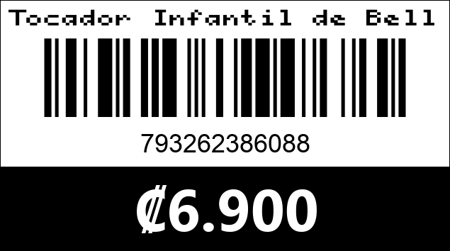Código de barras de Tocador Infantil de Belleza con Espejo de Gatito y Accesorios