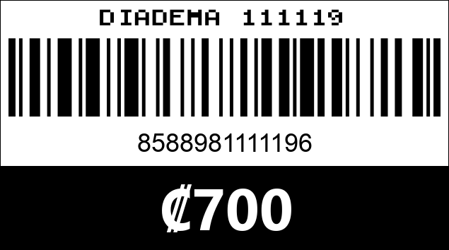 Código de barras de DIADEMA 111119
