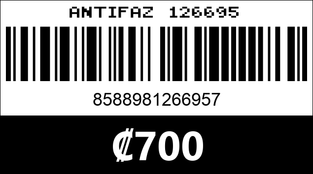 Código de barras de ANTIFAZ 126695