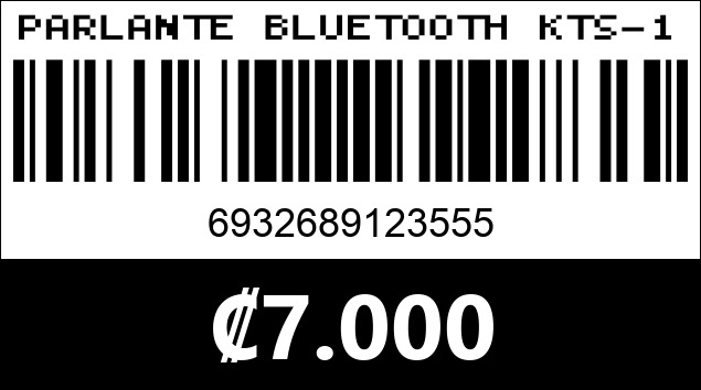 Código de barras de PARLANTE BLUETOOTH KTS-1791