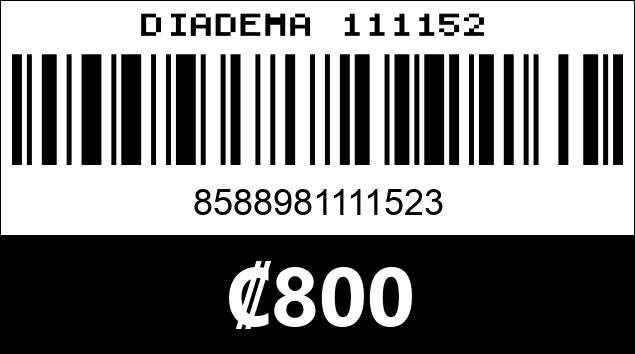 Código de barras de DIADEMA 111152