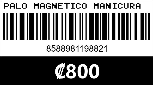Código de barras de PALO MAGNETICO MANICURA 119878