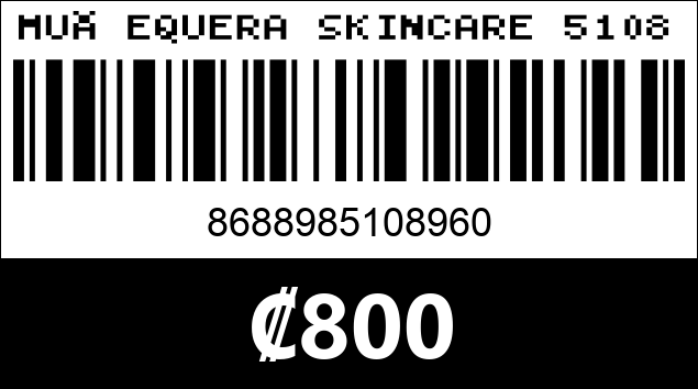Código de barras de MUÑEQUERA SKINCARE 510888
